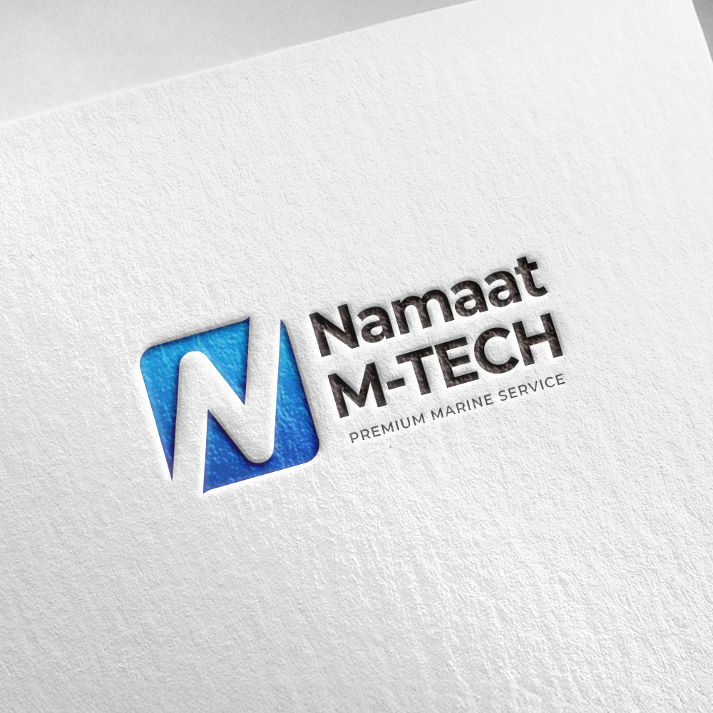 Namaat M-TECH 브랜드 로고 디자인